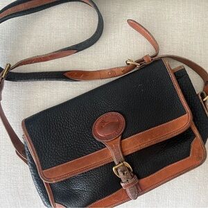 Vintage 1980s Dooney & Bourke Leather Carrier Bag